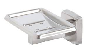 Bradley 9015 Series Surface Mounted Bright Polished Stainless Steel Soap Dish